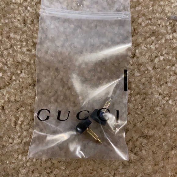 VINTAGE NEW GUCCI BNIB “KYLIE” DK BROWN LEATHER STILETTOS w/GOLD HEELS SZ 36 (6) - Picture 16 of 16